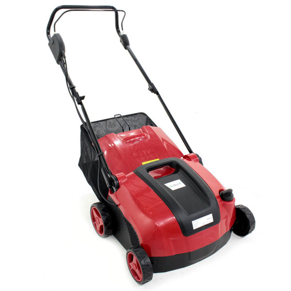 GeoTech SC 1600 E electric lawn scarifier with blades and springs – 1600 watt engine