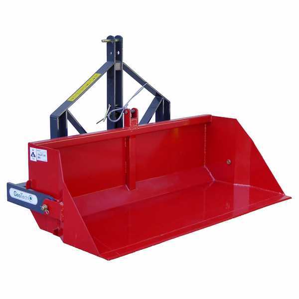 GeoTech Rear Tractor Mounted Loader Bucket – 180 cm – Heavy Series – 700 Kg loading capacity