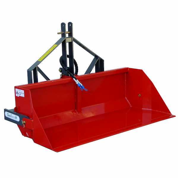 GeoTech Hydraulic Tractor Mounted Loader Bucket – 180 cm – Heavy Series – 700 Kg loading capacity