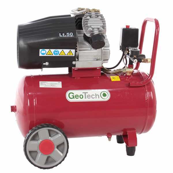 GeoTech AC50-10-30VC Electric Air Compressor – 50 L – 3 Hp Motor