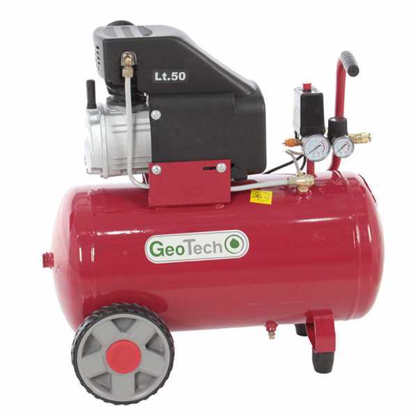 Compressore aria elettrico 50 lt aria compressa GeoTech AC 50-10-25C – motore 2.5 HP