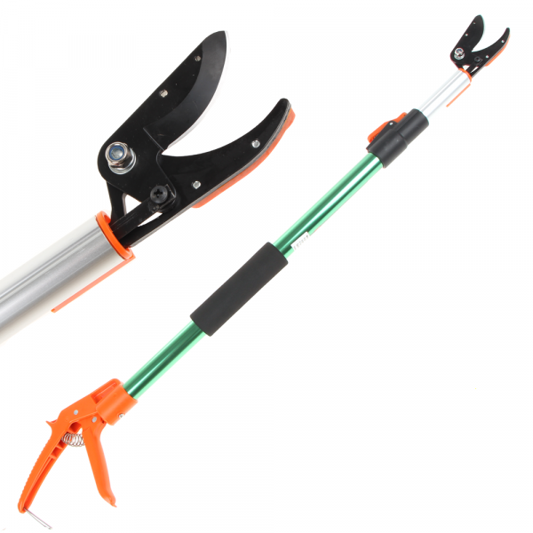 GeoTech FP 80-120 EVO Lopping Shears on telescopic pole with “Cut & Hold” system