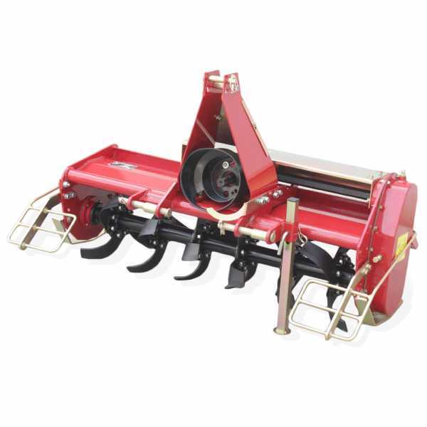 GeoTech Pro LRT-135 Compact tractor rotovator – rotary tiller – with manual side shift