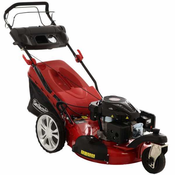 GeoTech Pro S53-3 BMSWG L200 Self-propelled Petrol Lawn Mower with Single Front Pivoting Wheel
