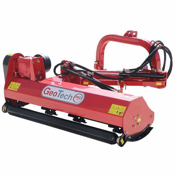 GeoTech Pro AMF125 side flail mower with arm for tractor – light series
