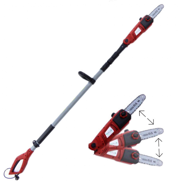 GeoTech PT 750 Combi Electric Pruner on Telescopic Pole – pruning saw