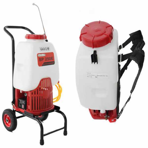 GeoTech SP 250 E Battery-powered Electric Sprayer Pump, Backpack/Trolley, 25 L