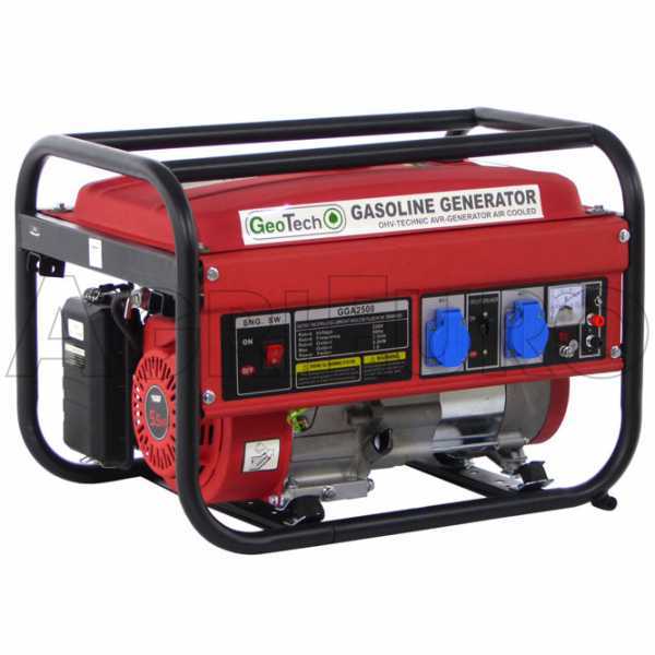 GeoTech GGA2500 Single-phase Petrol Generator rated at 2.0 kW power output