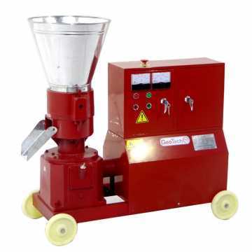 10 HP GeoTech Three-phase Wood Pellet Machine for homemade production of pellet for heating