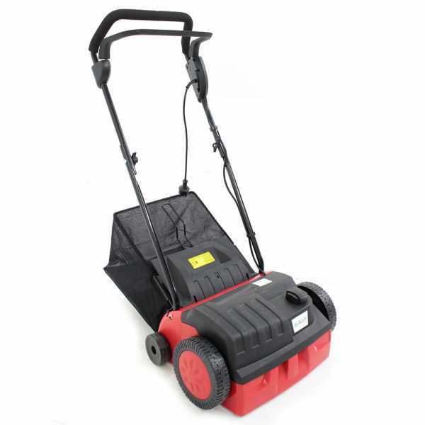 GeoTech SC 1400 E electric lawn scarifier with blades and springs – 1400 watt engine