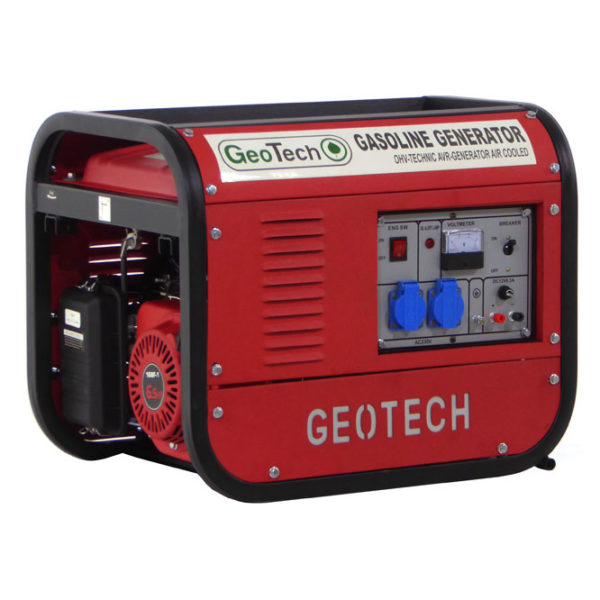 Benzin Stromerzeuger 230V einphasig GeoTech GGSA3000 – 2,5 kW
