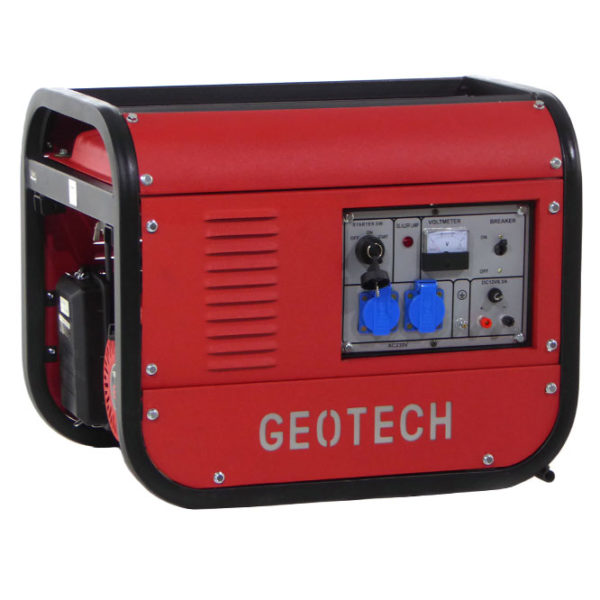 Benzin Stromerzeuger 230V einphasig GeoTech GGSA3000ES – 2,5 kW – mit E-Starter