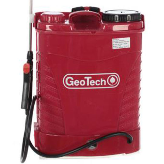 GeoTech KF-16C-26 Backpack Battery-powered Sprayer Pump, 16 L- Sprayer – Red